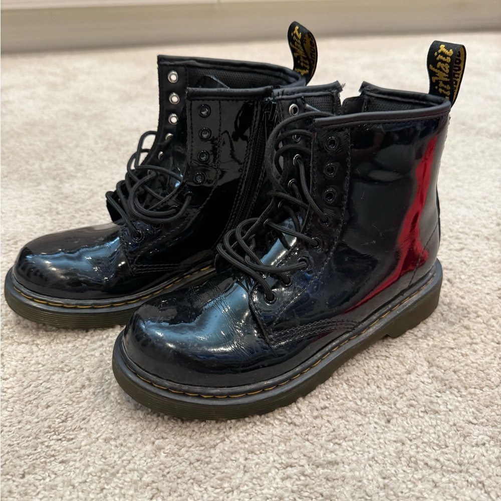 Kids Dr Marten Patenr boots
